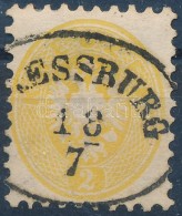 O 1864 2kr '(PR)ESSBURG' - Other & Unclassified
