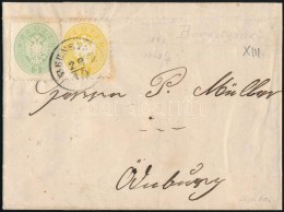 1863 3kr + 1864 2kr Vegyes Bérmentesítés Levélen / Mixed Franking On Cover 'BERNSEIN' -... - Otros & Sin Clasificación