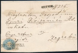 ~ 1863 2x10kr Ajánlott Levélen/ On Registered Cover ,, NEUGRADISKA' - Zagreb - Autres & Non Classés