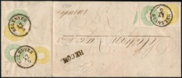 1862 3 X 2kr + 3 X 3kr Távolsági Ajánlott Levélen / On Registered Domestic Cover... - Other & Unclassified