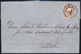 1861 10kr II. Teljes Levélen / On Cover 'ZOMBA' (Gudlin 250 P) - Autres & Non Classés