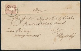 ~1860 10kr II. Levélen / On Cover ,,SISSEK' - ,,KARLSTADT' - Plasky - Autres & Non Classés