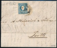 1859 15kr Levélen / On Cover ,,VUKOVAR' - ,,PESTH' - Autres & Non Classés