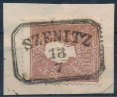 1858 10kr II. Kivágáson / On Cutting 'SZENITZ' (Gudlin 250 P) - Autres & Non Classés
