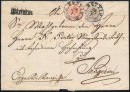 ~1852 3kr + 6kr Levélen / On Cover 'BUTYIN' - Szegedin (Gudlin 300 P) - Other & Unclassified