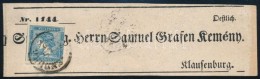 ~1851 Hírlapbélyeg Címszalagon / Newspaper Stamp On Wrapper '(KLAUS)ENBURG' Certificate:... - Andere & Zonder Classificatie