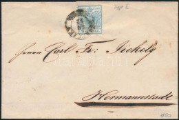 1850 9kr I Levélen / On Cover 'DEBRECZEN' - 'HERRMANSTADT' - Autres & Non Classés