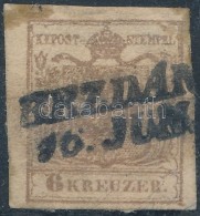 O 1850 6kr Lemezhibával / With Plate Flaw 'BEZDÁN' (Gudlin 200 P) - Autres & Non Classés