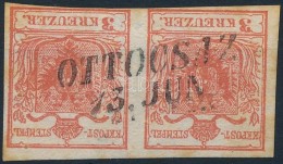 O 1850 3kr HP I. Pár / Pair 'OTTOCSAZ' - Autres & Non Classés