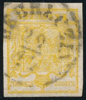 O 1850 1kr MP III. Kadmiumsárga / Cadmium Yellow ,,DEBRECZIN' Certificate: Steiner - Other & Unclassified