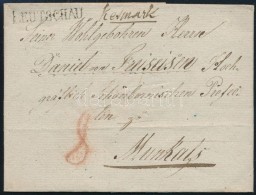 1828 Portós Levél / Unpaid Cover 'LEUTSCHAU' + Kesmark - Munkats - Autres & Non Classés