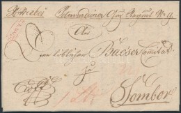 1828 Ex Offo Piros / Red 'Mitrovicz' - Zombor - Other & Unclassified
