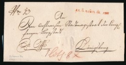 1793 Ex Offo Piros / Red 'K.K. Ö. KAMER. GR. AMT.' - Königsberg - Otros & Sin Clasificación