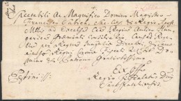 1783 Ex Offo Lila, Kézírásos / Handwritten, Purple 'v.Liszka' és Postamesteri... - Otros & Sin Clasificación