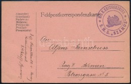 1916 Tábori Posta LevelezÅ‘lap / Field Postcard 'K.U.K. KRIEGSMARINE / S.M.S. SZAMOS' - Other & Unclassified