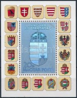 ** 1991 Hologramos Címer Blokk Fekete Sorszámmal (40.000) / Mi. Block 218 With Black Number On The... - Other & Unclassified