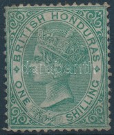 (*) Brit Honduras 1872 Forgalmi Bélyeg Mi 8 C - Autres & Non Classés