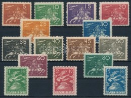 ** 1924 50 éves Az UPU Sor Mi 159-173 - Other & Unclassified