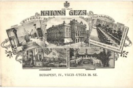 ** T2 Budapest V. Katona Géza éttermei és Klotild Kávéháza, Tiszti... - Sin Clasificación