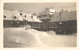 * T2 Nagyszeben, Hermannstadt, Sibiu; Téli Utcakép / Snow Covered Street View In Winter Time. E.... - Sin Clasificación