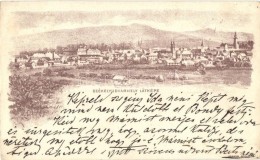 T2/T3 1899 Székelyudvarhely, Odorheiu Secuiesc; Látkép. Posner, Budapest / Panorama View (EK) - Non Classés