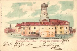 T2/T3 1899 Sopron, Oedenburg; Szélmalom Kaszárnya. L. Kummert No. 60. Litho / Windmühl-Kaserne ... - Sin Clasificación