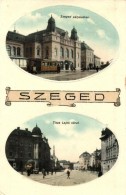 ** T2/T3 Szeged, Vasútállomás Villamossal, Tisza Lajos Körút, Art Nouveau (EK) - Sin Clasificación