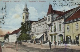 T2/T3 Beszterce, Bistritz, Bistrita; Kórház Utca, Bartha Mária üzlete, Sahling... - Non Classés