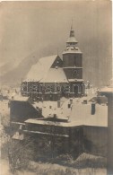 T2 1931 Brassó, Brasov, Kronstadt; Hófödte Fekete Templom Télen / Snow Covered Church In... - Sin Clasificación