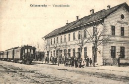 ** T2/T3 Csíkszereda, Mercurea Ciuc; Vasútállomás, Vonat / Railway Station, Train (EK) - Non Classés
