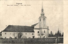 T2 Fogaras, Fagaras; Római Katolikus Templom. Fleissig Jakab és Fia Kiadása / Roman Catholic... - Non Classés