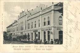 T2/T3 Lugos, Lugoj; Magyar Királyi Szálloda, étterem, Kávéház. Auspitz... - Non Classés