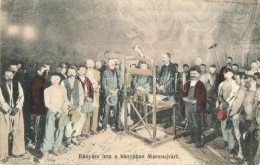 T2/T3 Marosújvár, Ocna Mures; Bányász Ima A Bányában / Miners' Pray In... - Sin Clasificación