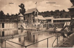 T2 Nagydisznód, Heltau, Cisnadie; Úszóiskola. Jos. Drotleff / Schwimmschule / Swimming Pool - Non Classés