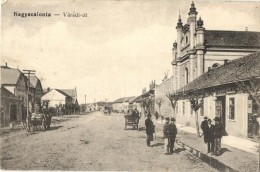 T2 Nagyszalonta, Salonta; Váradi út és Zsinagóga / Street View With Synagogue - Sin Clasificación