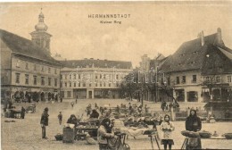 ** T2 Nagyszeben, Hermannstadt; Piactér / Kleiner Ring, Verlag Von Karl Graef / Market Place (fl) - Non Classés