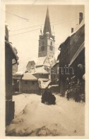 * T2 Nagyszeben, Hermannstadt, Sibiu; Téli Utcakép / Snow Covered Street View In Winter Time. E.... - Sin Clasificación