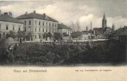 ** T2/T3 Nagyszeben, Sibiu, Hermannstadt; Honvédkaszárnya, Zsákutca, Kiadja Georg Meyer /... - Non Classés