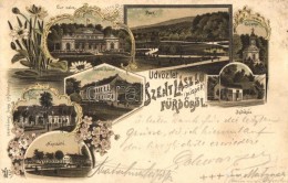 T3 1897 PüspökfürdÅ‘, SzentlászlófürdÅ‘, Baile 1 Mai; Szanatórium, Park,... - Sin Clasificación