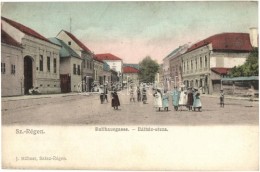 T2/T3 Szászrégen, Reghin; Bálház Utca. J. Hübner Kiadása / Ballhausgasse /... - Non Classés