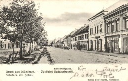 T2 Szászsebes, Mühlbach, Sebes;  Siculorum Utca, Gyógyszertár / Siculorumgasse / Street,... - Sin Clasificación