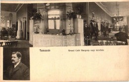 ** T1/T2 Temesvár, Timisoara; Horgony Nagy Kávéház BelsÅ‘ / Grand Cafe Interior - Sin Clasificación