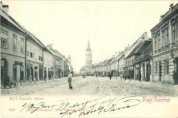 T2/T3 1899 Nagyszombat, Trnava, Tyrnau; Alsó Hosszú Utca üzletekkel, Boja István (?)... - Sin Clasificación