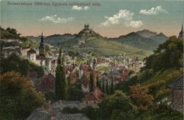 * T1/T2 Selmecbánya, Schemnitz, Banska Stiavnica; 1800-ban Egykori Acélmetszet Után. Joerges /... - Non Classés