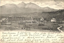 T3 Tátralomnic, Tatranska Lomnica; Látkép. Feitzinger Ede 351/b. / Panorama View (kis... - Sin Clasificación