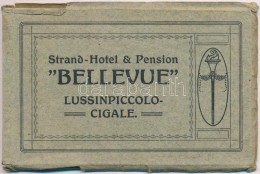 ** Mali Losinj, Lussinpiccolo-Cigale; Strand Hotel & Pension Bellevue - Képeslapfüzet 7 Lappal,... - Non Classés