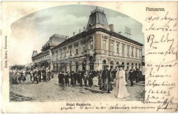 T3/T4 Pancsova, Pancevo; Hungária Szálloda. Kohn Samu Kiadása / Hotel (szakadás / Tear) - Sin Clasificación