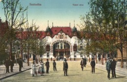 T2 Szabadka, Subotica; Vasút Utca és Reichl Palota / Street View With Palace - Non Classés