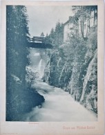 ** T2/T3 Bad Gastein, Wildbad, Schreckbrücke / Bridge, Giant Postcard, Würthle & Sohn (29,5 Cm X 23... - Sin Clasificación