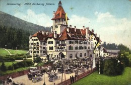 T3 Semmering, Hotel Erzherzog Johann / Hotel With Automobiles (EB) - Non Classés